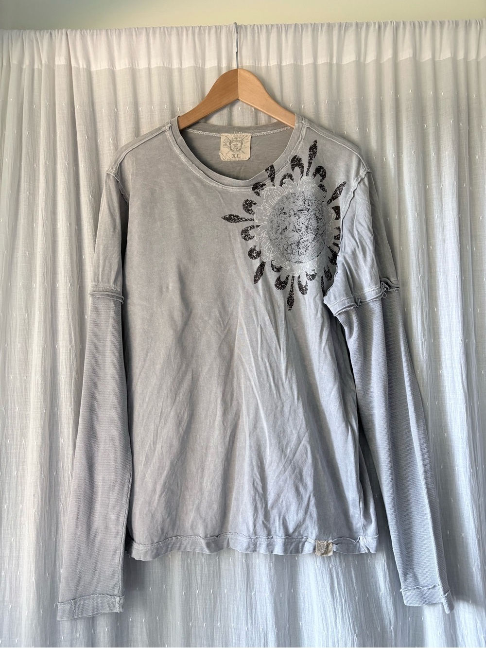 Y2K StylDivision Men's Long Sleeve Graphic Tee
